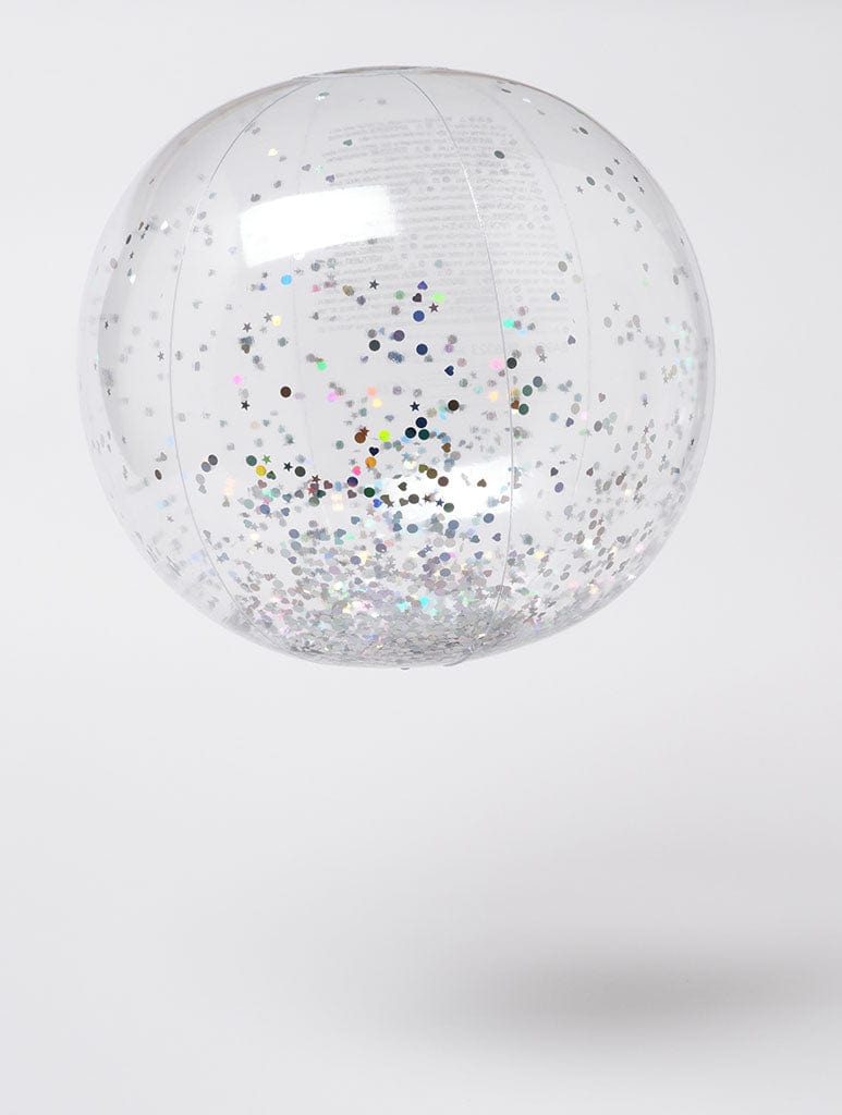 Sunnylife Inflatable Beach Ball Glitter Brands Skinnydip London