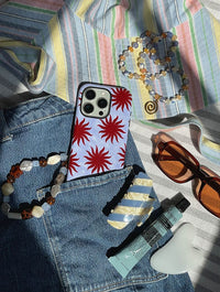 Sunshine Swirls Blue And Brown Ultra Protective iPhone Case Phone Cases Skinnydip London