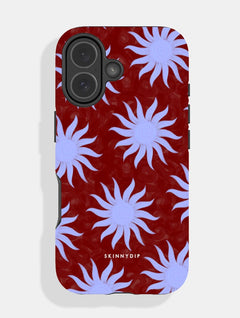 Sunshine Swirls Brown And Blue Ultra Protective iPhone Case Phone Cases Skinnydip London