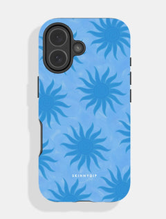 Sunshine Swirls Cerulean Blue Ultra Protective iPhone Case Phone Cases Skinnydip London