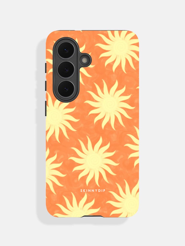 Sunshine Swirls Orange and Yellow Ultra Protective Samsung Case Phone Cases Skinnydip London