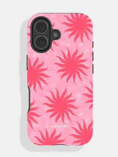 Sunshine Swirls Pink and Red Ultra Protective iPhone Case Phone Cases Skinnydip London