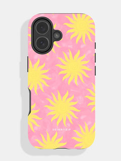 Sunshine Swirls Pink And Yellow Ultra Protective iPhone Case Phone Cases Skinnydip London