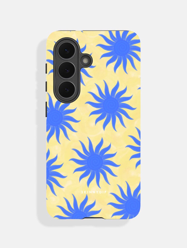 Sunshine Swirls Yellow And Blue Ultra Protective Samsung Case Phone Cases Skinnydip London