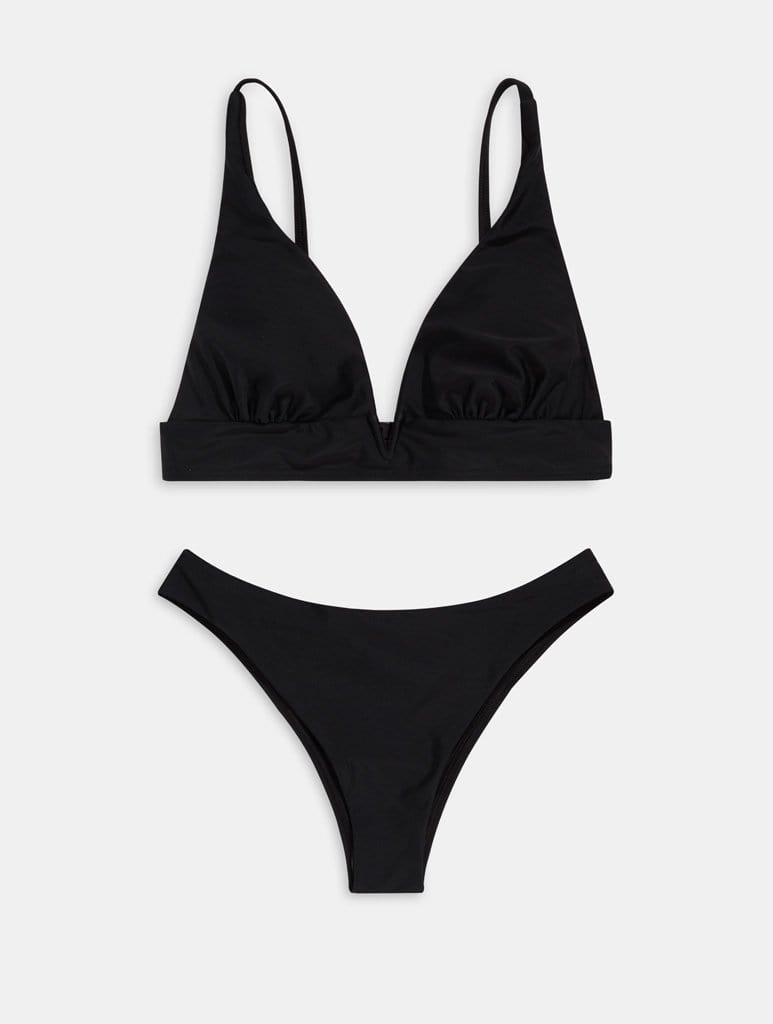 Sydney Black Bikini Bottom Swimsuits Swim Society