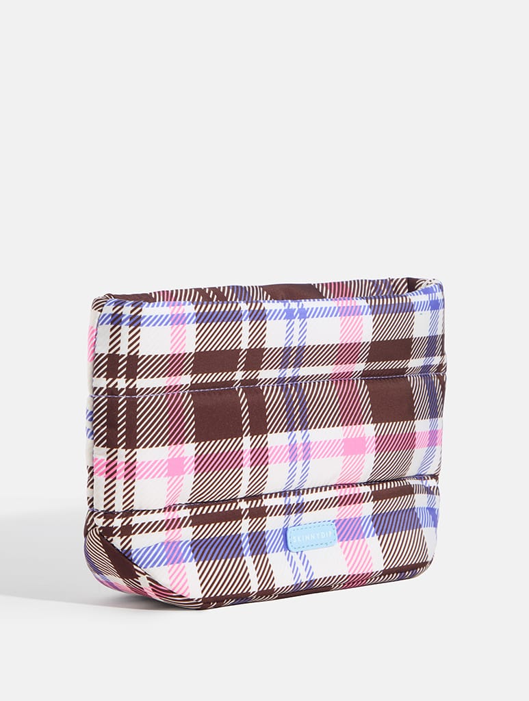 Tartan Pillow Pouch Makeup Bag Makeup Bags & Wash Bags Skinnydip London
