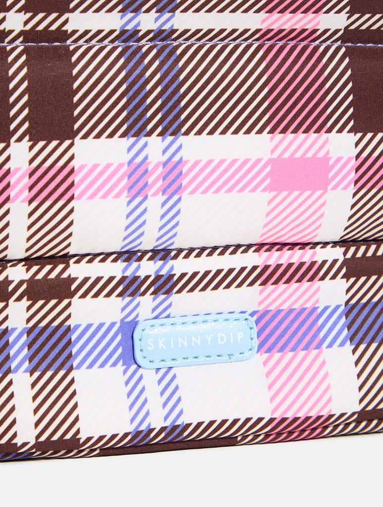 Tartan Pillow Pouch Makeup Bag Makeup Bags & Wash Bags Skinnydip London