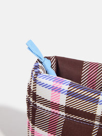 Tartan Pillow Pouch Makeup Bag Makeup Bags & Wash Bags Skinnydip London