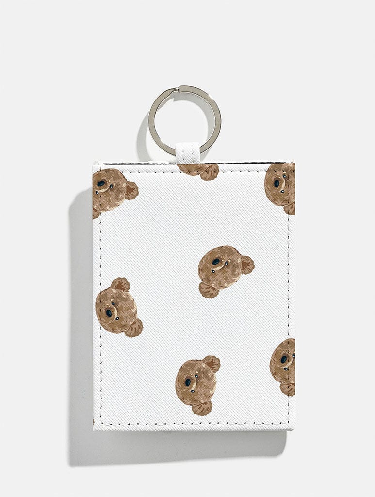 Card Holder With Flap Bear