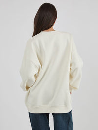 That's All Sweatshirt In White Hoodies & Sweatshirts Skinnydip London