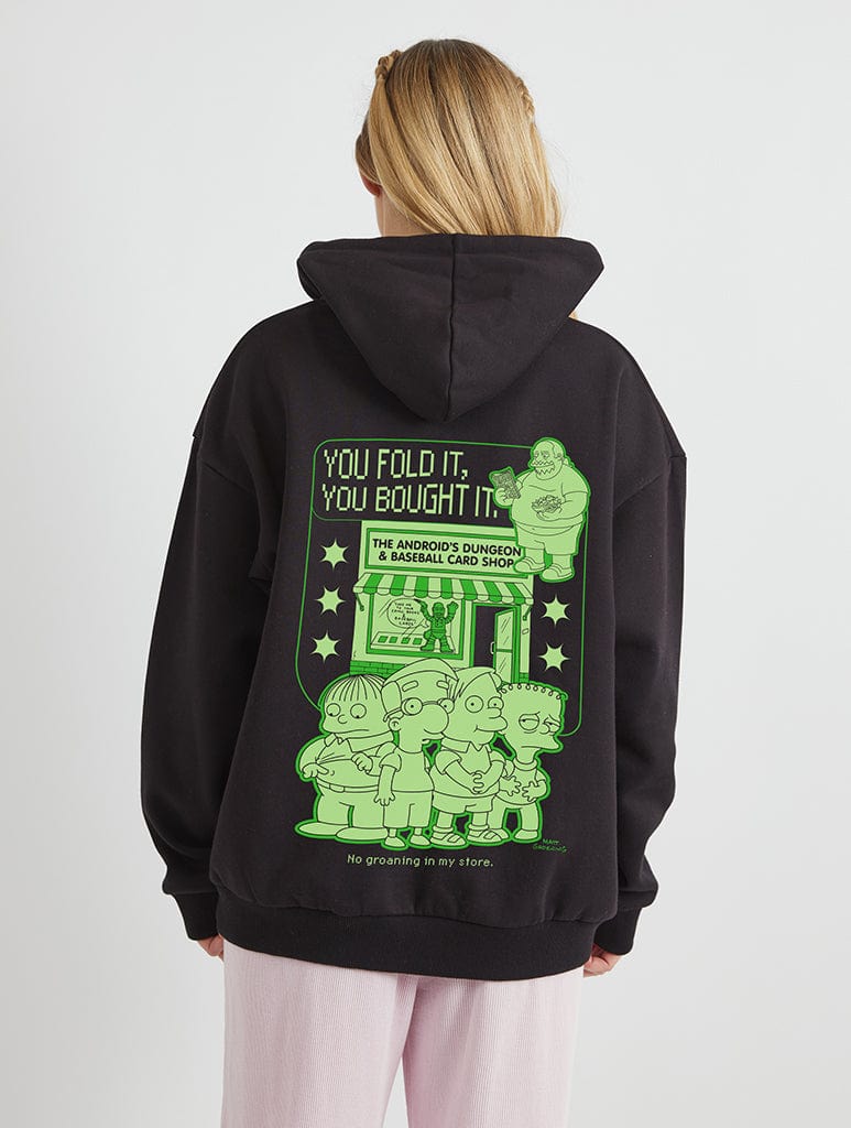 The Simpsons Android Dungeon Hoodie in Black Hoodies & Sweatshirts Skinnydip London