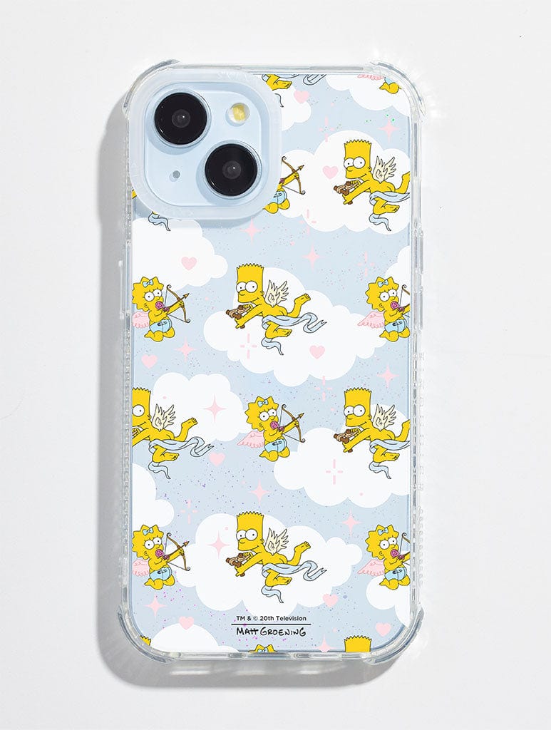 The Simpsons Bart And Maggie Cupid Shock iPhone Case Phone Cases Skinnydip London