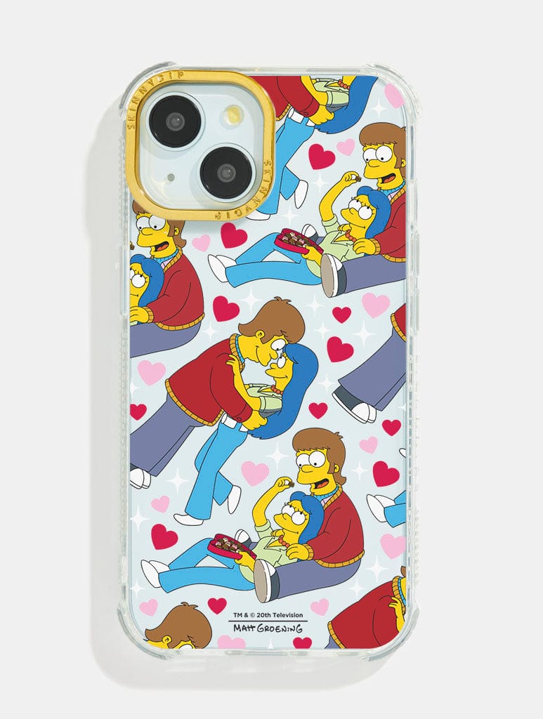 The Simpsons Homer And Marge Shock iPhone Case Phone Cases Skinnydip London