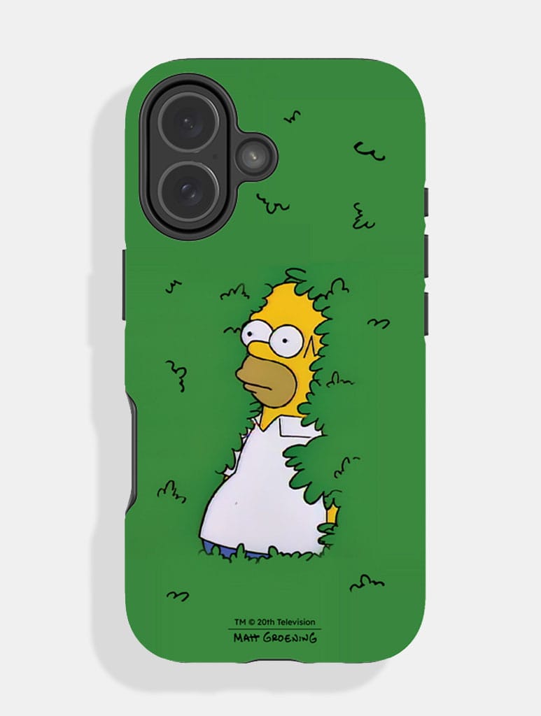 The Simpsons Homer In The Bush Ultra Protective iPhone Case Phone Cases Skinnydip London