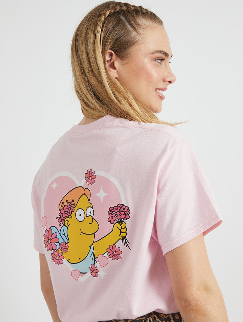 The Simpsons Martin T-Shirt In Pink Tops & T-Shirts Skinnydip London