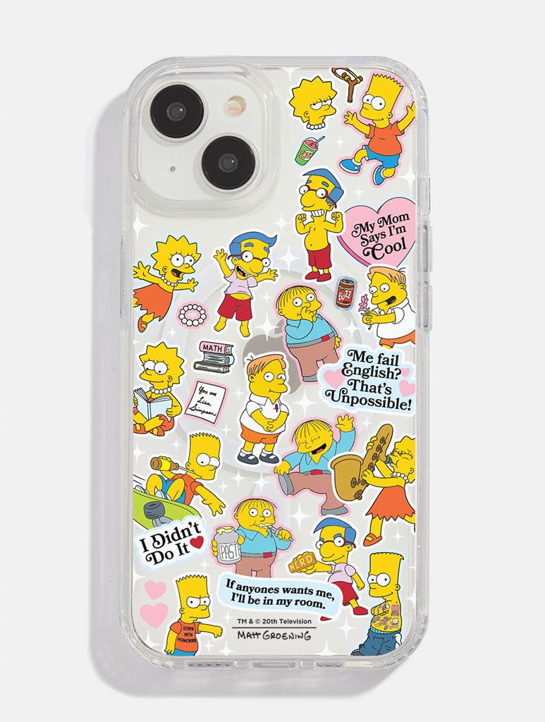 Simpsons Iphone The Simpsons My Mom Says I'm Cool MagSafe iPhone Case | Iconic Simpsons ...