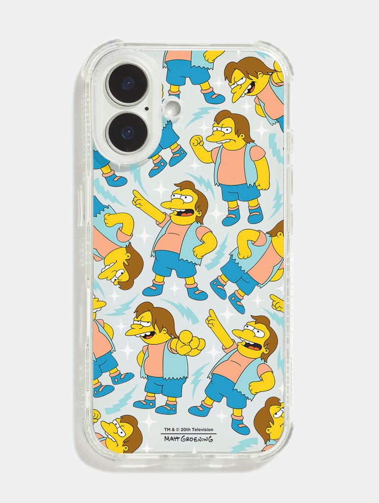 The Simpsons Nelson Shock iPhone Case Phone Cases Skinnydip London