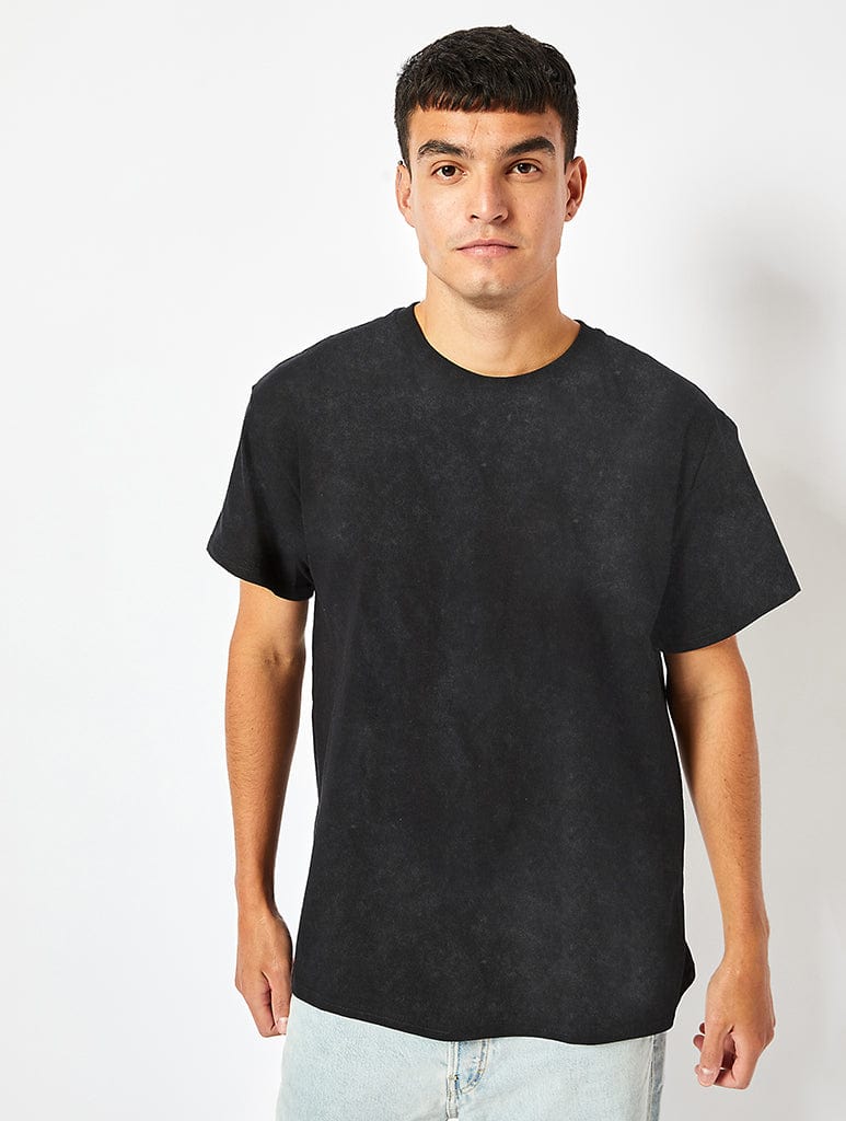 The Simpsons Schooled In Springfield T-Shirt In Acid Wash Tops & T-Shirts Skinnydip London