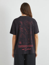The Simpsons Treehouse of Horror Character T-Shirt In Black Tops & T-Shirts Skinnydip London