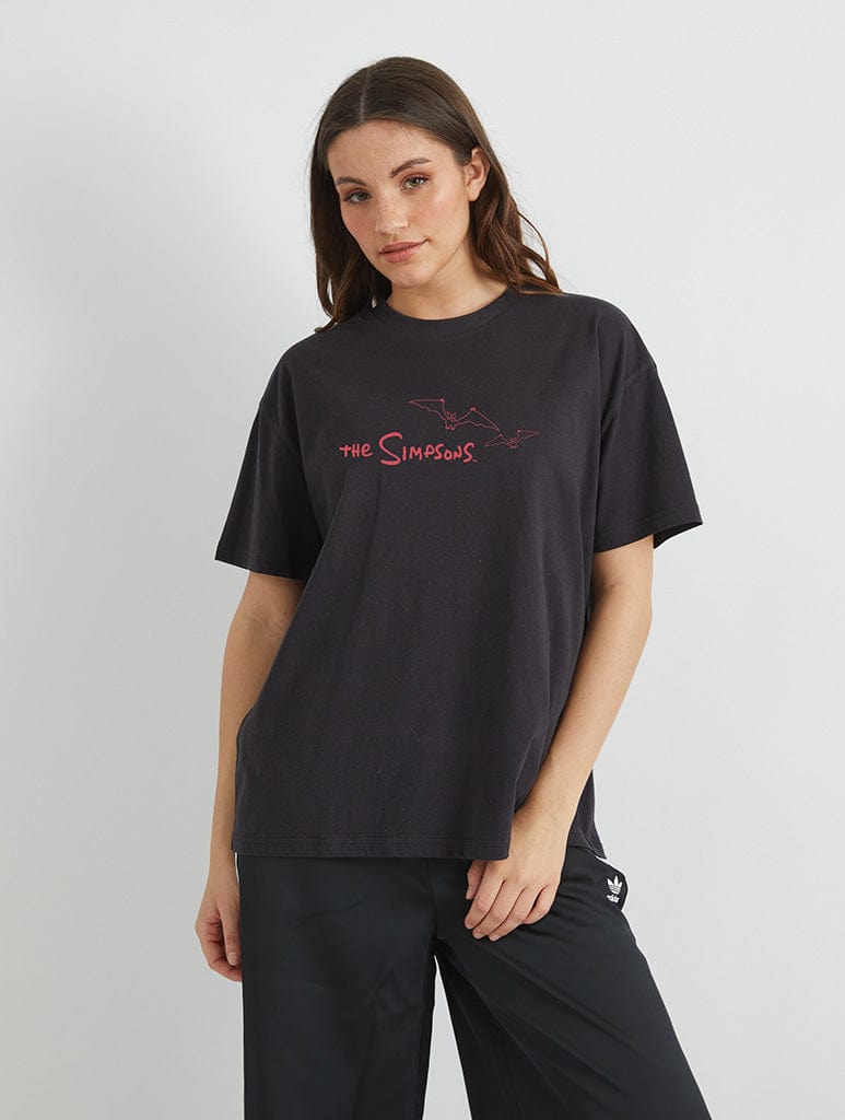 The Simpsons Treehouse of Horror Character T-Shirt In Black
