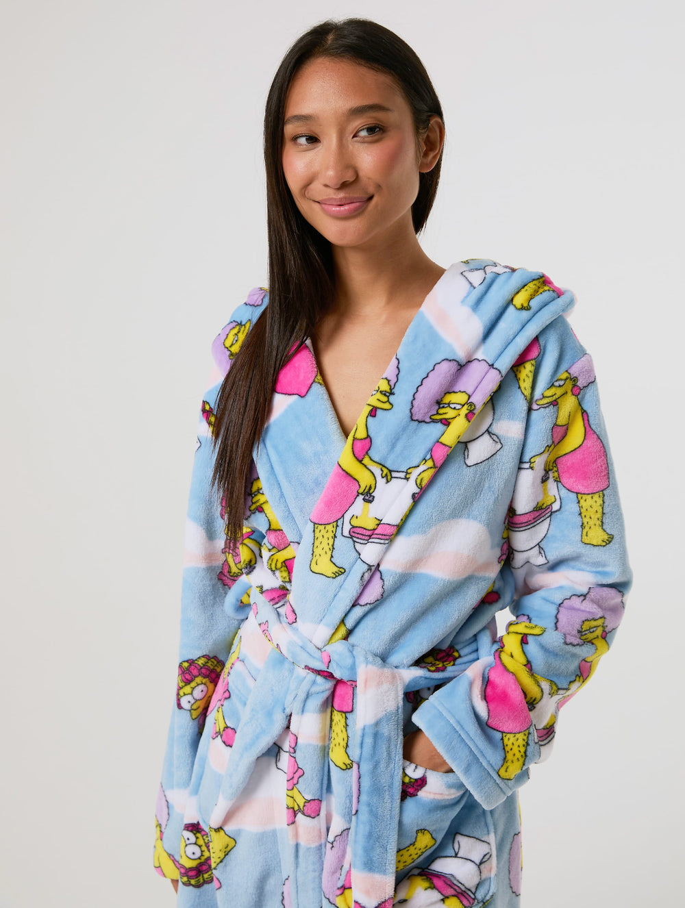 The Simpsons x Skinnydip Cloud Dressing Gown Lingerie & Nightwear Skinnydip London