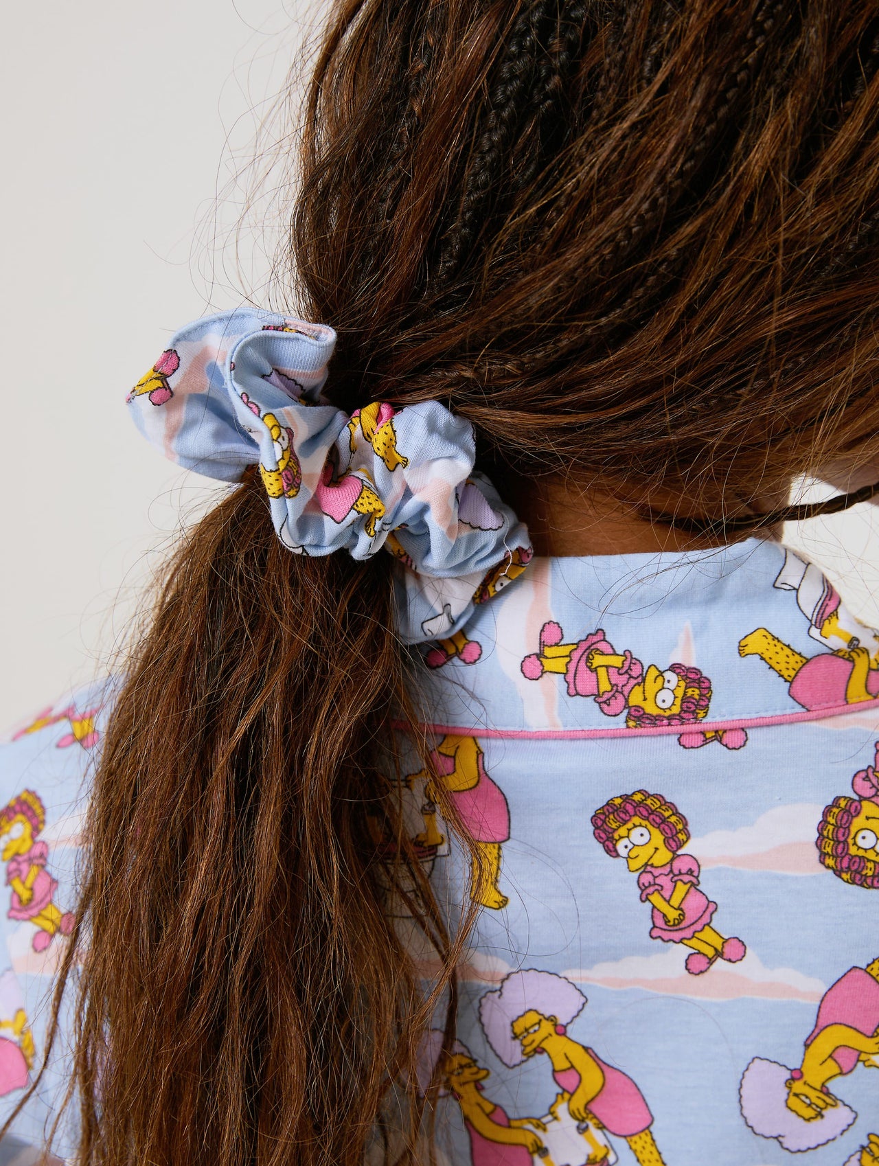 The Simpsons x Skinnydip Cloud Pyjama Set with Scrunchie Lingerie & Nightwear Skinnydip London