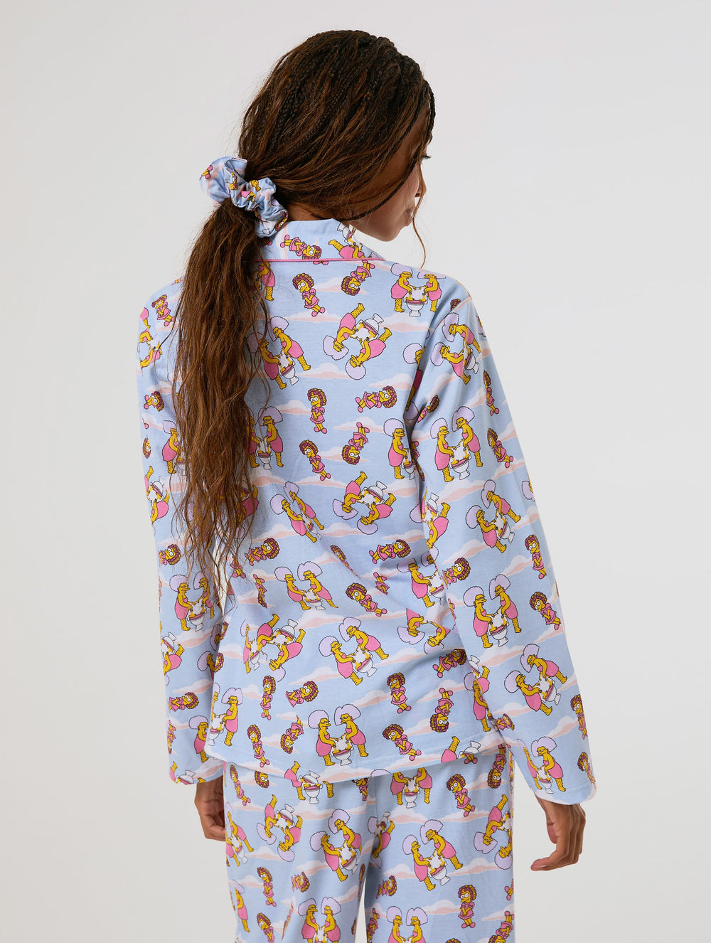 The Simpsons x Skinnydip Cloud Pyjama Set with Scrunchie Lingerie & Nightwear Skinnydip London