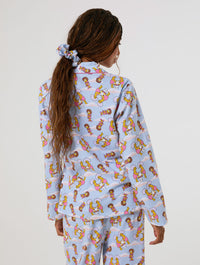 The Simpsons x Skinnydip Cloud Pyjama Set with Scrunchie Lingerie & Nightwear Skinnydip London
