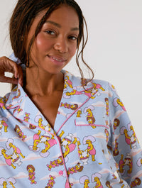 The Simpsons x Skinnydip Cloud Pyjama Set with Scrunchie Lingerie & Nightwear Skinnydip London