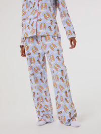The Simpsons x Skinnydip Cloud Pyjama Set with Scrunchie Lingerie & Nightwear Skinnydip London
