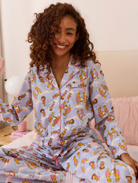 The Simpsons x Skinnydip Cloud Pyjama Set with Scrunchie Lingerie & Nightwear Skinnydip London