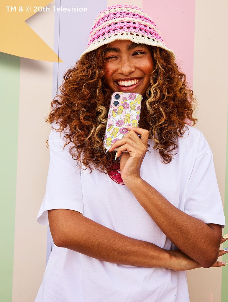 The Simpsons x Skinnydip Donut Lover Shock iPhone Case Phone Cases Skinnydip London