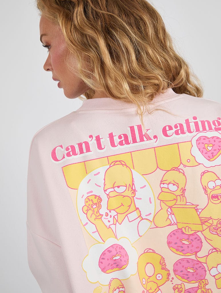 The Simpsons x Skinnydip Donut Sweatshirt Hoodies & Sweatshirts Skinnydip London