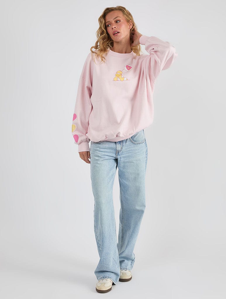 The Simpsons x Skinnydip Donut Sweatshirt Hoodies & Sweatshirts Skinnydip London