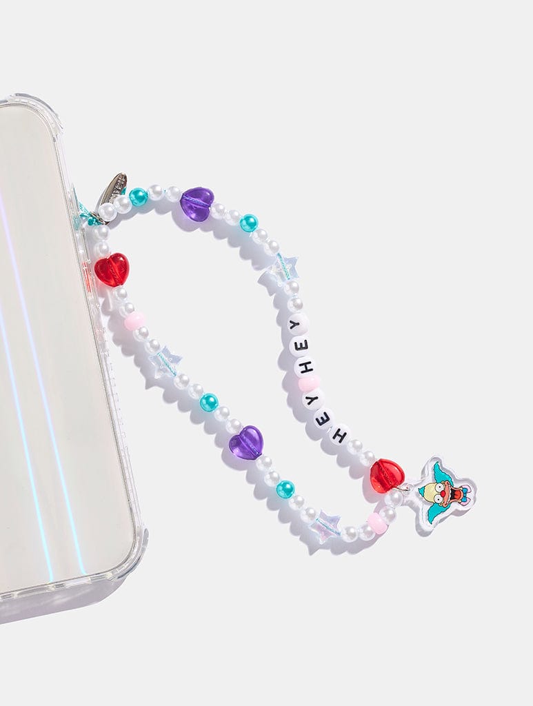 The Simpsons x Skinnydip Krusty Beaded Strap Phone Grips Skinnydip London