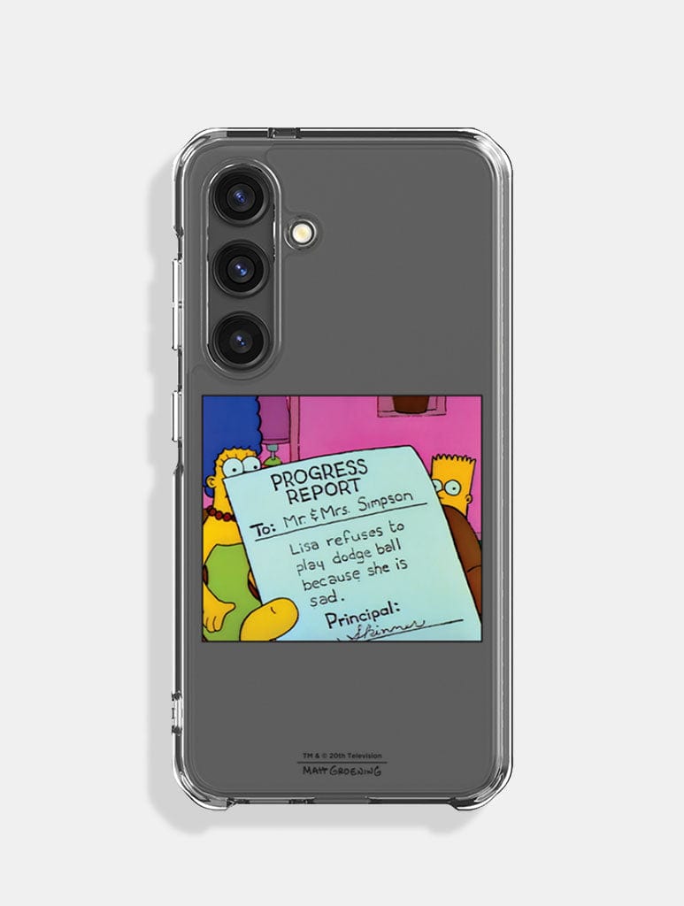 The Simpsons X Skinnydip Lisa is Sad Android Case Skinnydip London