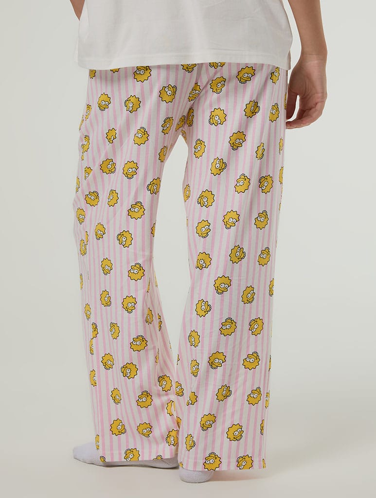 The Simpsons x Skinnydip Lisa Pyjama with Eye Mask Lingerie & Nightwear Skinnydip London