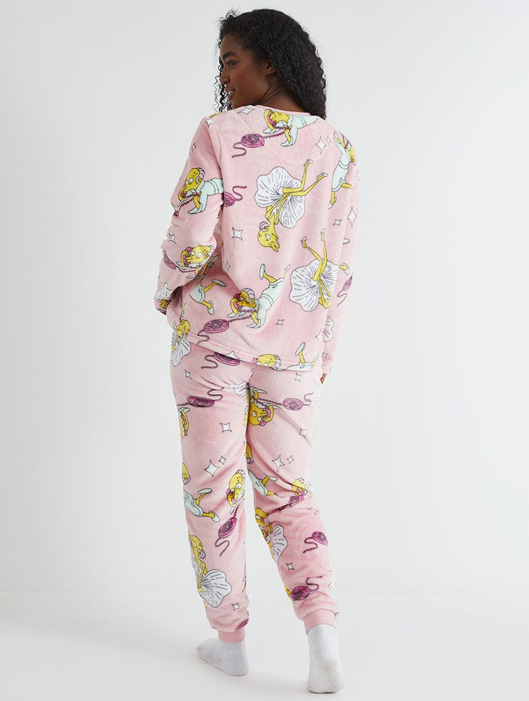 The Simpsons x Skinnydip Mr Burns Fleece Pyjama Set Lingerie & Nightwear Skinnydip London