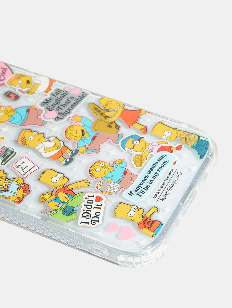 The Simpsons x Skinnydip My Mum Says I'm Cool Sticker Shock iPhone Case Phone Cases Skinnydip London