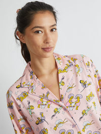 The Simpsons x Skinnydip Pyjama Set in Pink Lingerie & Nightwear Skinnydip London