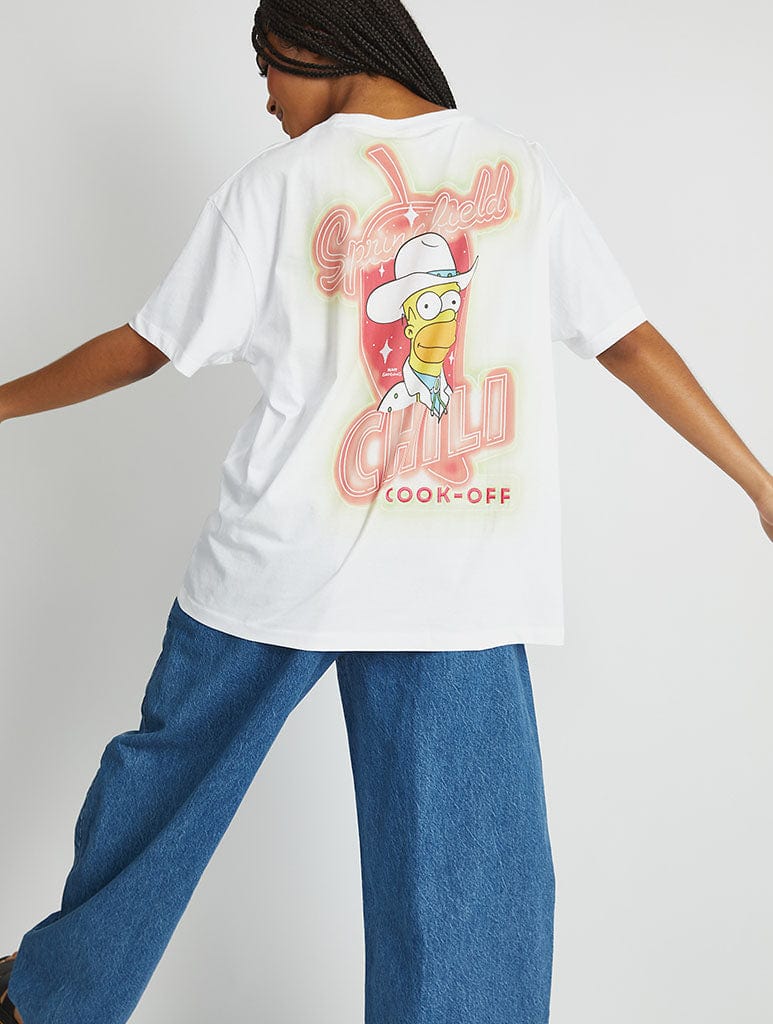 The Simpsons x Skinnydip Springfield Chilli T-Shirt Tops & T-Shirts Skinnydip London