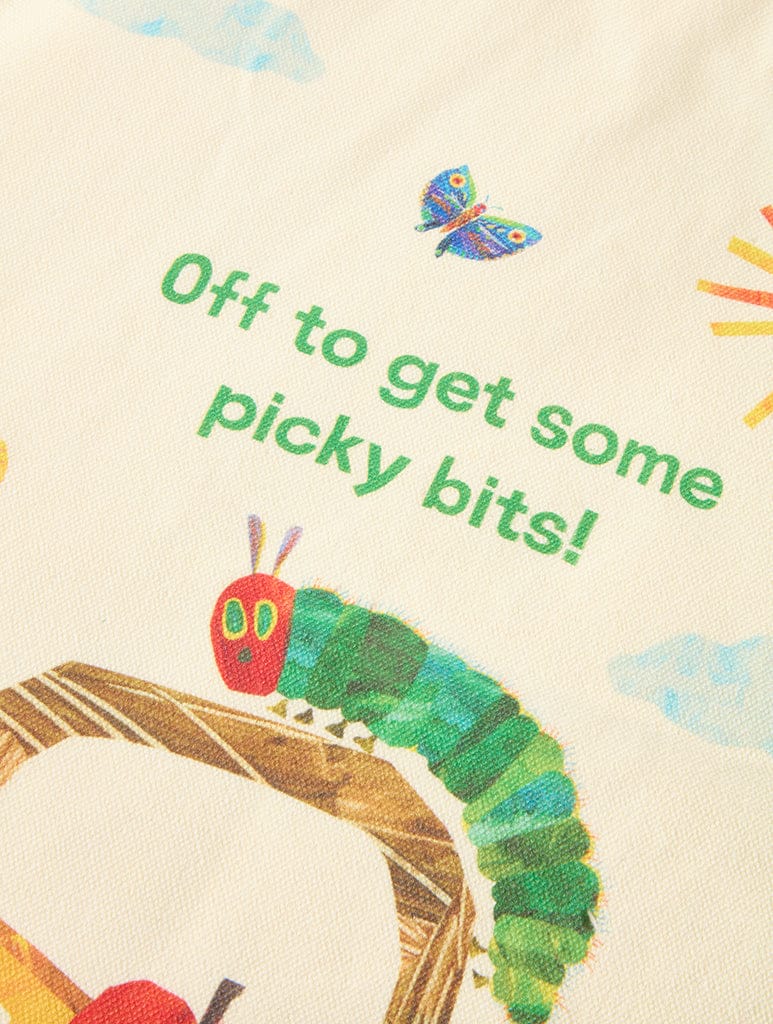 The Very Hungry Caterpilla Picky Bits Picnic Tote Bag Printed Tote Bags Skinnydip London