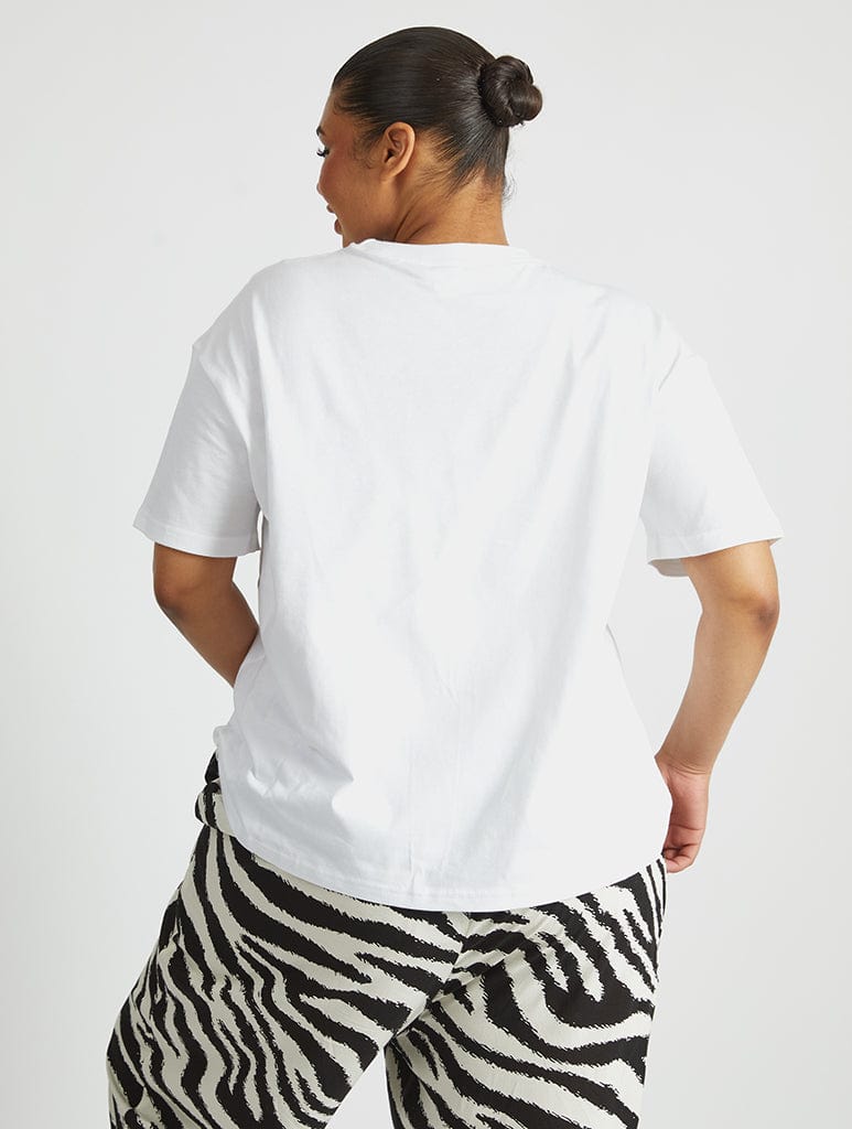 The Very Hungry Caterpillar Lemon T-Shirt In White Tops & T-Shirts Skinnydip London