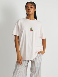 The Very Hungry Caterpillar Strawberry T-Shirt In Pink Tops & T-Shirts Skinnydip London