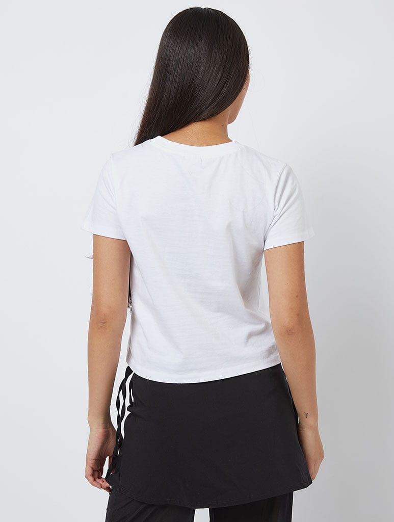 The Very Hungry Caterpillar x Skinnydip Bloom Where You Wiggle Baby T-Shirt In White Tops & T-Shirts Skinnydip London