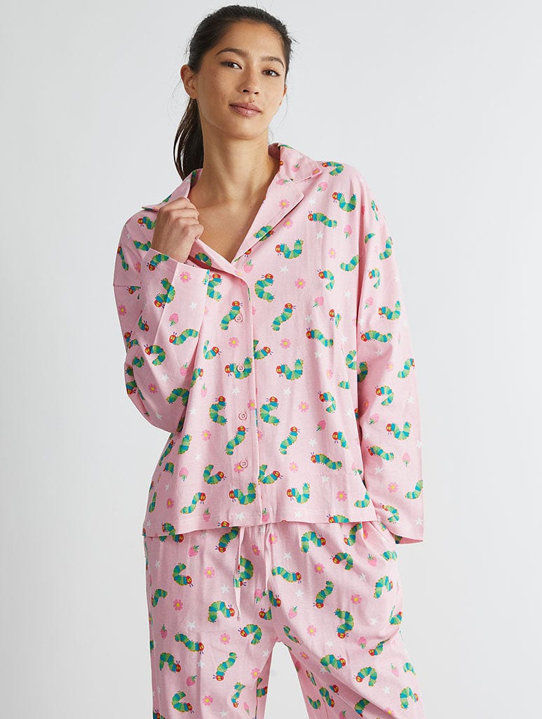 The Very Hungry Caterpillar x Skinnydip Pyjama Set in Pink