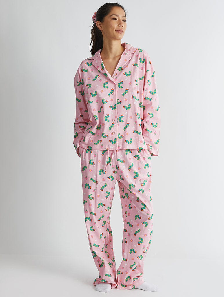 The Very Hungry Caterpillar x Skinnydip Pyjama Set in Pink Lingerie & Nightwear Skinnydip London