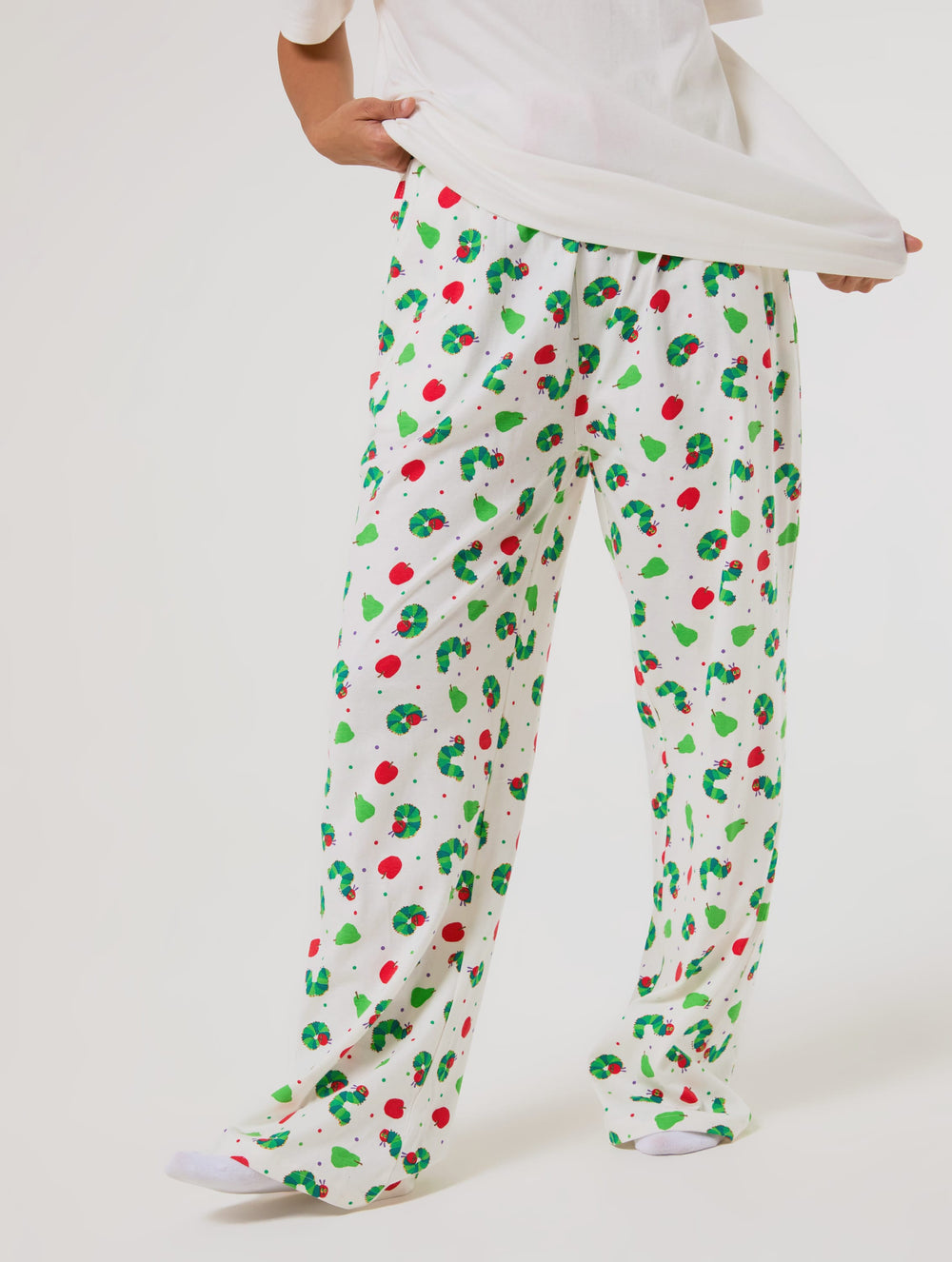 The Very Hungry Caterpillar x Skinnydip Ringer T-Shirt and Trouser Set with Eye Mask Lingerie & Nightwear Skinnydip London