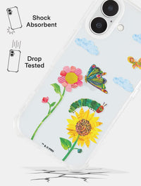 The Very Hungry Caterpillar x Skinnydip Spring Flowers Shock iPhone Case Phone Cases Skinnydip London