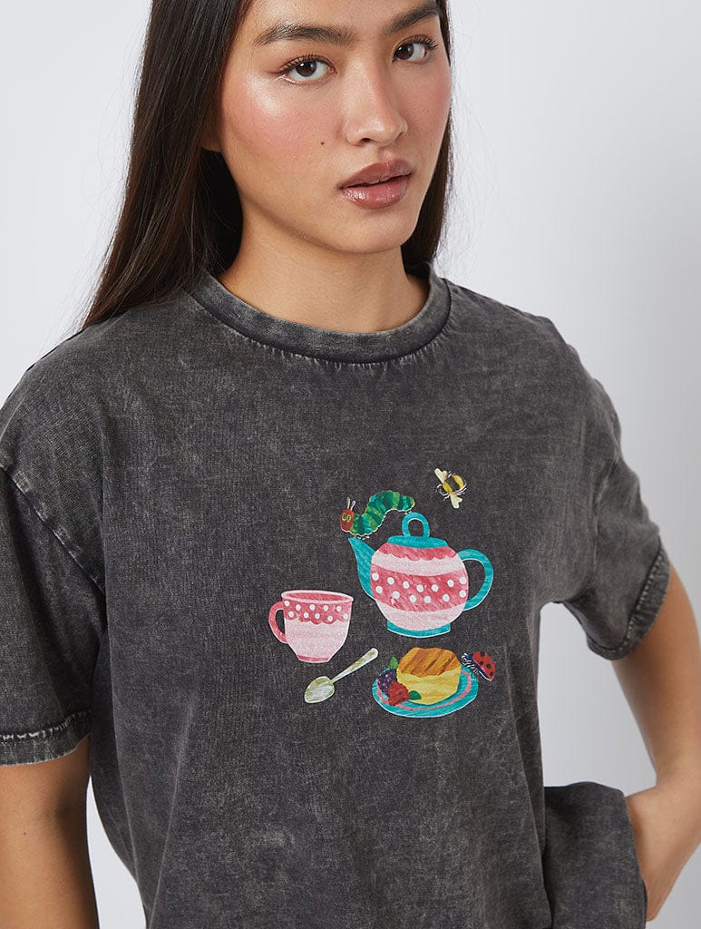 The Very Hungry Caterpillar x Skinnydip Tea Time T-Shirt Tops & T-Shirts Skinnydip London